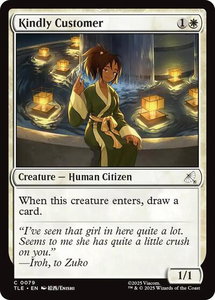 Kindly Customer - Avatar: The Last Airbender: Eternal-Legal (TLE) #79 - Common Magic: The Gathering Trading Card