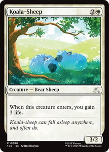Koala-Sheep - Avatar: The Last Airbender: Eternal-Legal (TLE) #80 - Common Magic: The Gathering Trading Card