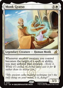 Monk Gyatso - Avatar: The Last Airbender: Eternal-Legal (TLE) #81 - Rare Magic: The Gathering Trading Card