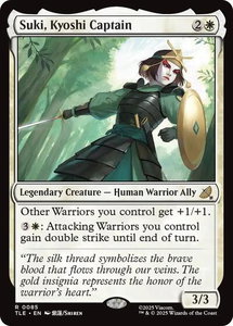 Suki, Kyoshi Captain - Avatar: The Last Airbender: Eternal-Legal (TLE) #85 - Rare Magic: The Gathering Trading Card