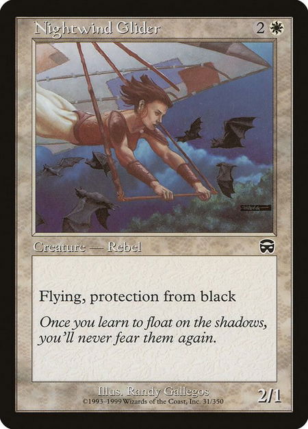 Nightwind Glider - Mercadian Masques Magic: The Gathering trading card