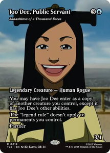 Joo Dee, Public Servant - Sakashima of a Thousand Faces (Borderless) - Avatar: The Last Airbender: Eternal-Legal (TLE) #18 - Mythic Rare Magic: The Gathering Trading Card