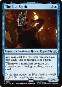 The Blue Spirit - Avatar: The Last Airbender: Eternal-Legal (TLE) #90 - Rare Magic: The Gathering Trading Card