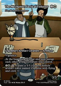 The Mechanist, Tactical Tinkerer - Lita, Mechanical Engineer (Borderless) - Avatar: The Last Airbender: Eternal-Legal (TLE) #4 - Mythic Rare Magic: The Gathering Trading Card