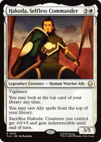 Hakoda, Selfless Commander - Avatar: The Last Airbender (TLA) #23 - Rare Magic: The Gathering Trading Card