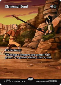 Elemental Bond (Borderless) - Avatar: The Last Airbender: Eternal-Legal (TLE) #40 - Mythic Rare Magic: The Gathering Trading Card