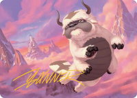 Appa, Aang's Companion Art Card (Gold-Stamped Signature) - Art Series: Avatar: The Last Airbender (ASTLA) #31 - Special Magic: The Gathering Trading Card
