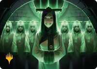 Joo Dee, One of Many Art Card (Gold-Stamped Signature) - Art Series: Avatar: The Last Airbender (ASTLA) #8 - Special Magic: The Gathering Trading Card