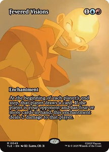 Fevered Visions (Borderless) - Avatar: The Last Airbender: Eternal-Legal (TLE) #49 - Mythic Rare Magic: The Gathering Trading Card