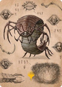 Koh, the Face Stealer 2 Art Card (Gold-Stamped Planeswalker Symbol) - Art Series: Avatar: The Last Airbender (ASTLA) #34 - Special Magic: The Gathering Trading Card