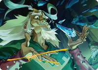 Bumi, King of Three Trials Art Card (Gold-Stamped Signature) - Art Series: Avatar: The Last Airbender (ASTLA) #14 - Special Magic: The Gathering Trading Card