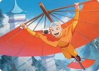 Aang, the Last Airbender Art Card - Art Series: Avatar: The Last Airbender (ASTLA) #1 - Special Magic: The Gathering Trading Card
