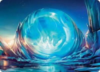 Aang's Iceberg Art Card - Art Series: Avatar: The Last Airbender (ASTLA) #2 - Special Magic: The Gathering Trading Card