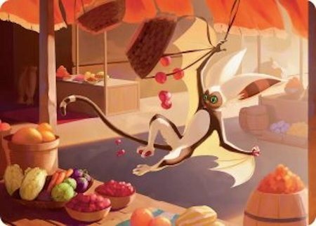 Momo, Playful Pet Art Card trading card from Art Series: Avatar: The Last Airbender Momo, Playful Pet Art Card - Art Series: Avatar: The Last Airbender Magic: The Gathering trading card