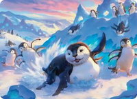 Otter-Penguin Art Card - Art Series: Avatar: The Last Airbender (ASTLA) #4 - Special Magic: The Gathering Trading Card