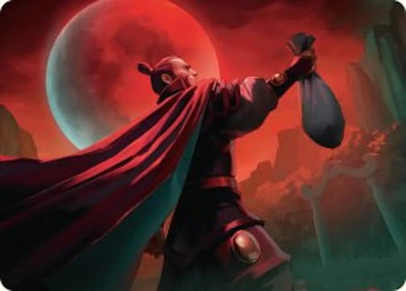 Zhao, the Moon Slayer Art Card - Art Series: Avatar: The Last Airbender Magic: The Gathering trading card