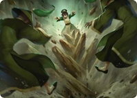 Rockalanche Art Card - Art Series: Avatar: The Last Airbender (ASTLA) #17 - Special Magic: The Gathering Trading Card