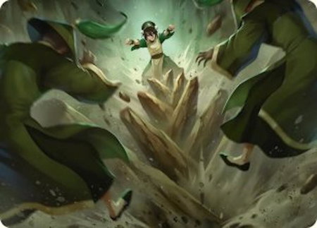 Rockalanche Art Card - Art Series: Avatar: The Last Airbender Magic: The Gathering trading card