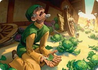 Unlucky Cabbage Merchant Art Card - Art Series: Avatar: The Last Airbender (ASTLA) #19 - Special Magic: The Gathering Trading Card