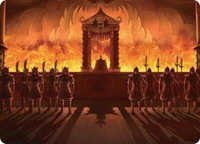 Fire Lord Ozai Art Card - Art Series: Avatar: The Last Airbender (ASTLA) #27 - Special Magic: The Gathering Trading Card