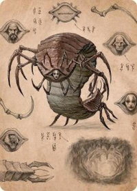 Koh, the Face Stealer 2 Art Card - Art Series: Avatar: The Last Airbender (ASTLA) #34 - Special Magic: The Gathering Trading Card