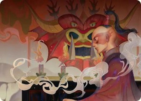 Obsessive Pursuit Art Card - Art Series: Avatar: The Last Airbender Magic: The Gathering trading card