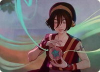 Toph, the First Metalbender Art Card - Art Series: Avatar: The Last Airbender (ASTLA) #49 - Special Magic: The Gathering Trading Card