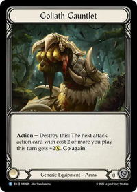 Goliath Gauntlet - Armory Deck: Rhinar #ARR005 - Rare Flesh and Blood Trading Card