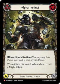 Alpha Instinct - Armory Deck: Rhinar #ARR022 - Majestic Flesh and Blood Trading Card