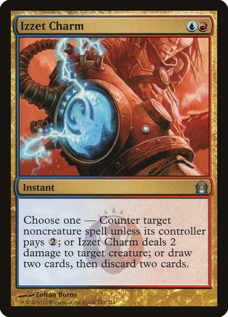 Izzet Charm - Return to Ravnica Magic: The Gathering trading card
