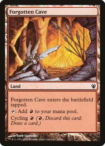 Forgotten Cave - Duel Decks: Izzet vs. Golgari (DDJ) #33 - Common Magic: The Gathering Trading Card