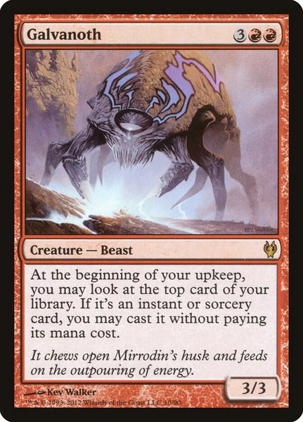 Galvanoth - Duel Decks: Izzet vs. Golgari Magic: The Gathering trading card