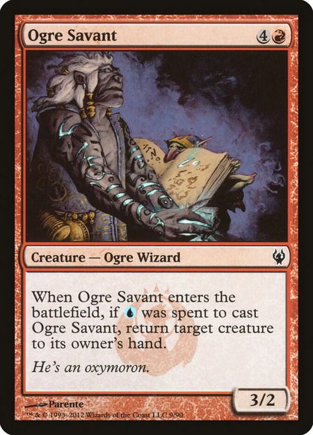 Ogre Savant - Duel Decks: Izzet vs. Golgari Magic: The Gathering trading card