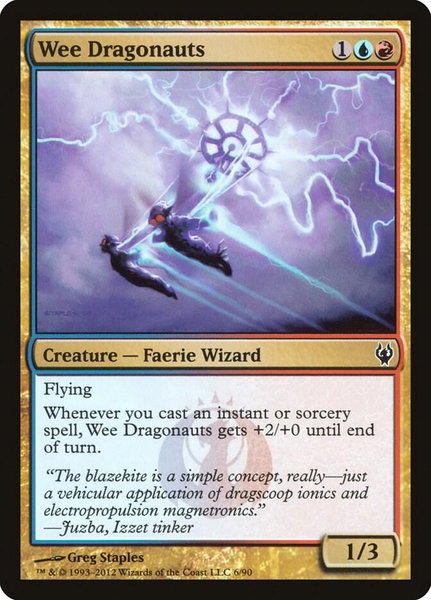 Wee Dragonauts - Duel Decks: Izzet vs. Golgari Magic: The Gathering trading card