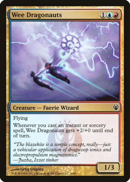 Wee Dragonauts - Duel Decks: Izzet vs. Golgari Magic: The Gathering trading card