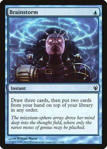 Brainstorm - Duel Decks: Izzet vs. Golgari (DDJ) #13 - Common Magic: The Gathering Trading Card