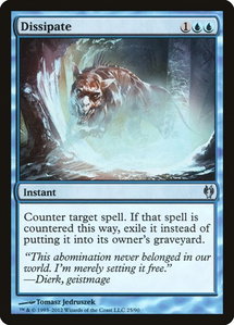 Dissipate - Duel Decks: Izzet vs. Golgari (DDJ) #25 - Uncommon Magic: The Gathering Trading Card