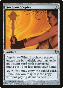 Isochron Scepter - Duel Decks: Izzet vs. Golgari (DDJ) #16 - Uncommon Magic: The Gathering Trading Card