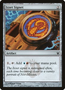 Izzet Signet - Duel Decks: Izzet vs. Golgari (DDJ) #17 - Common Magic: The Gathering Trading Card