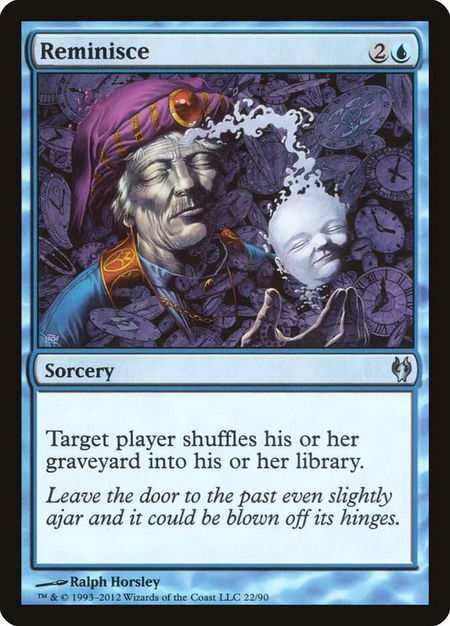 Reminisce - Duel Decks: Izzet vs. Golgari Magic: The Gathering trading card