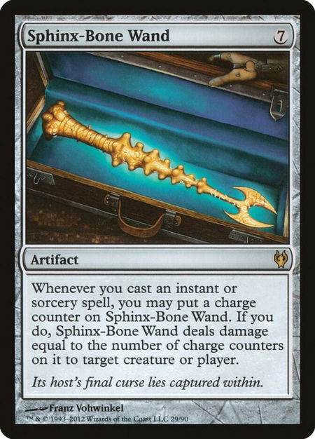 Sphinx-Bone Wand - Duel Decks: Izzet vs. Golgari Magic: The Gathering trading card
