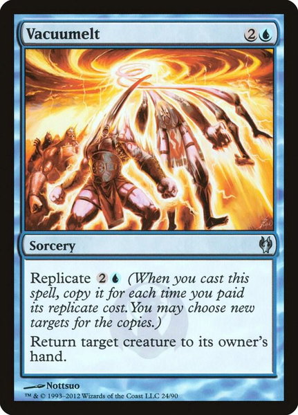 Vacuumelt trading card from Duel Decks: Izzet vs. Golgari Vacuumelt - Duel Decks: Izzet vs. Golgari Magic: The Gathering trading card