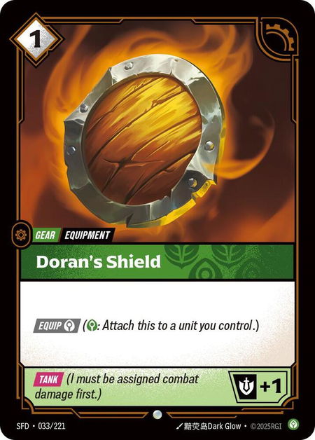 Doran's Shield - Spiritforged Riftbound trading card