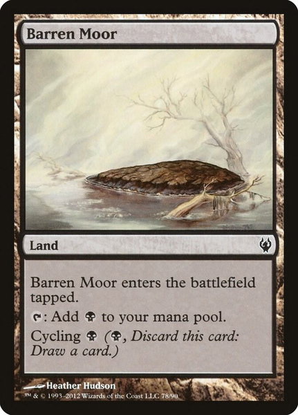 Barren Moor - Duel Decks: Izzet vs. Golgari Magic: The Gathering trading card