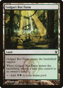 Golgari Rot Farm - Duel Decks: Izzet vs. Golgari (DDJ) #80 - Common Magic: The Gathering Trading Card