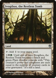 Svogthos, the Restless Tomb - Duel Decks: Izzet vs. Golgari (DDJ) #81 - Uncommon Magic: The Gathering Trading Card