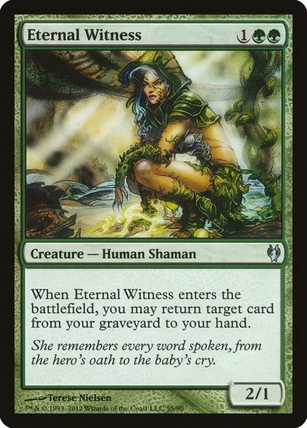 Eternal Witness - Duel Decks: Izzet vs. Golgari Magic: The Gathering trading card