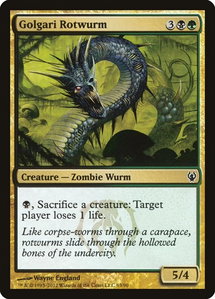 Golgari Rotwurm - Duel Decks: Izzet vs. Golgari (DDJ) #63 - Common Magic: The Gathering Trading Card