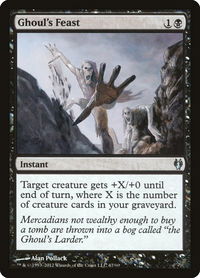 Ghoul's Feast - Duel Decks: Izzet vs. Golgari (DDJ) #67 - Uncommon Magic: The Gathering Trading Card