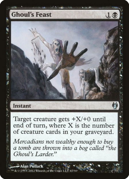 Ghoul's Feast - Duel Decks: Izzet vs. Golgari Magic: The Gathering trading card